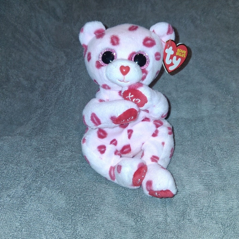 TY Beanie Bellies Valerie Valentine's Day Bear